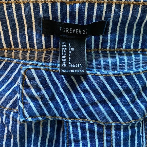 High Waisted Striped Flare Pants - Picture 5 of 5